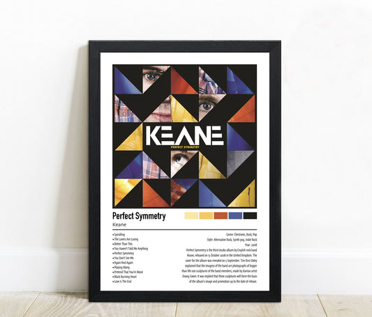 Keane | Perfect Symmetry | Custom Album Cover Poster Print