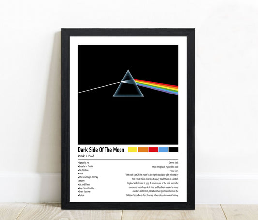 Pink Floyd | Dark Side Of The Moon | Custom Album Cover Poster Print