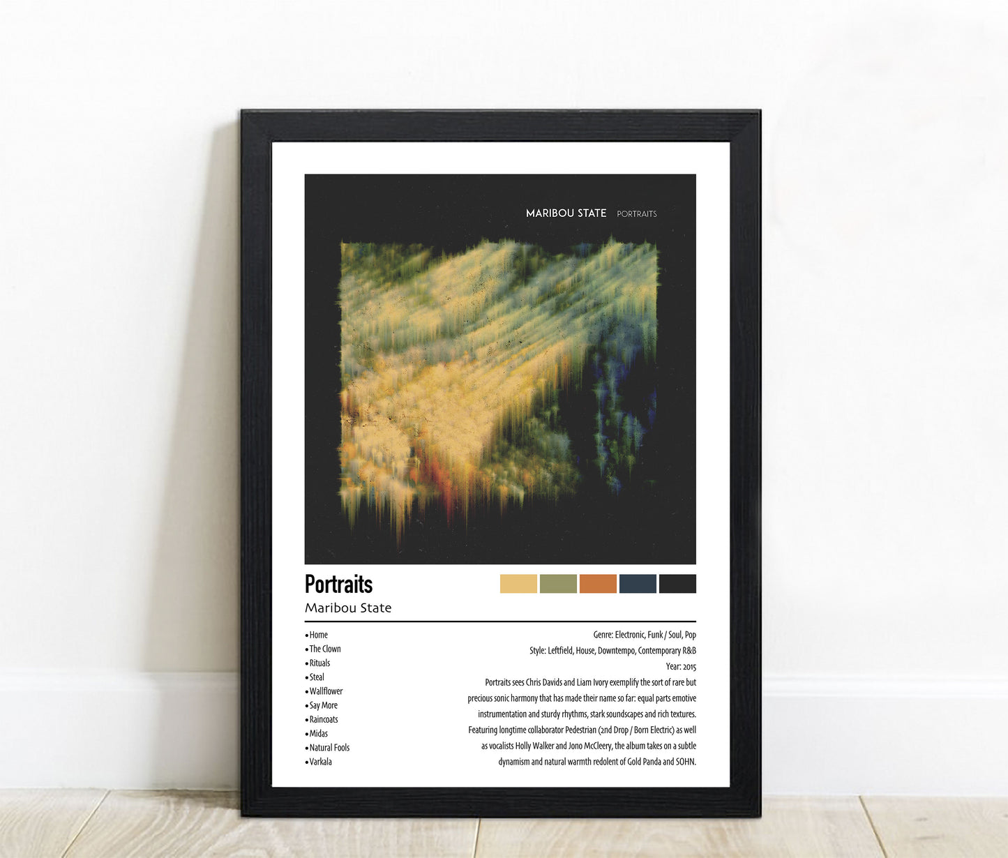 Maribou State | Portraits | Custom Album Cover Poster Print