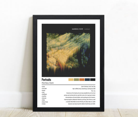 Maribou State | Portraits | Custom Album Cover Poster Print