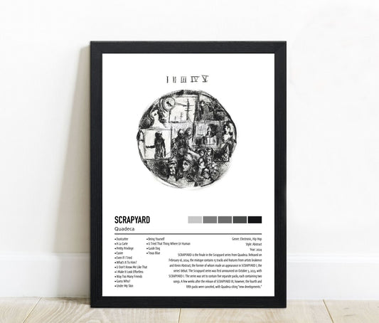 Quadeca | SCRAPYARD | Custom Album Cover Poster Print