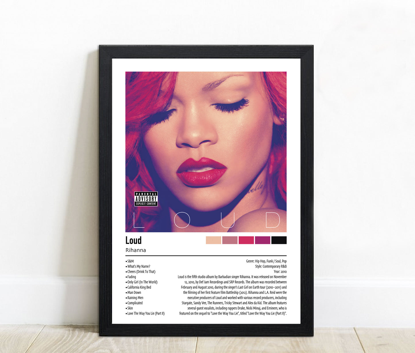 Rihanna | Loud | Custom Album Cover Poster Print