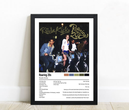 Rizzle Kicks | Roaring 20s| Custom Album Cover Poster Print