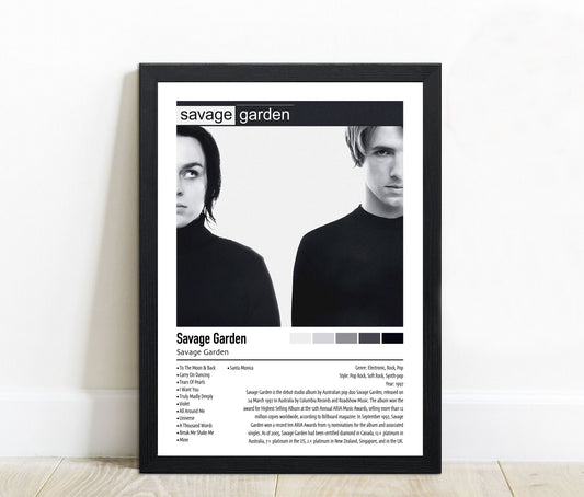 Savage Garden | Savage Garden | Custom Album Cover Poster Print
