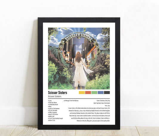 Scissor Sisters | Scissor Sisters | Custom Album Cover Poster Print