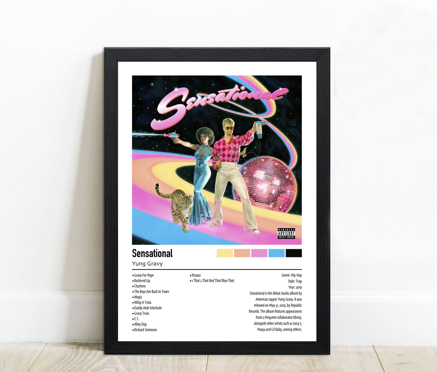 Yung Gravy | Sensational | Custom Album Cover Poster Print