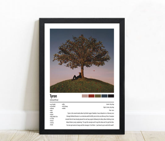 slowthai | Tyron | Custom Album Cover Poster Print