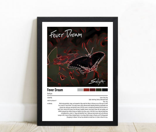 Solya | Fever Dream | Custom Album Cover Poster Print