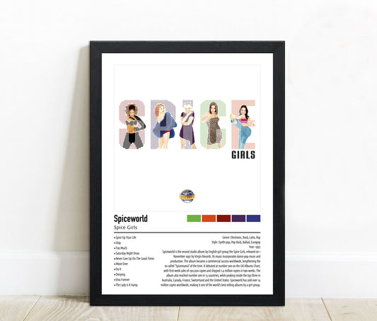 Spice Girls | Spiceworld | Custom Album Cover Poster Print
