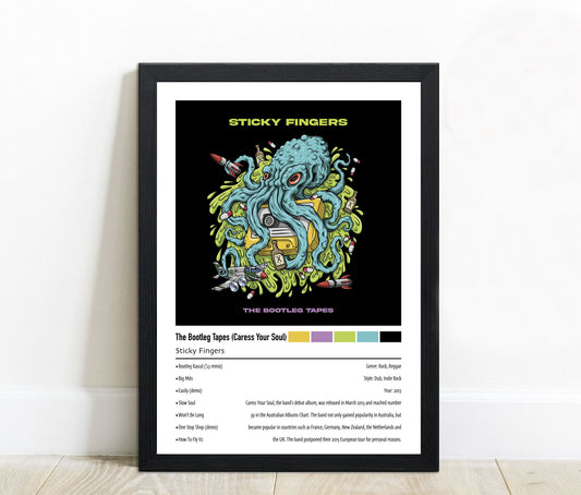 Sticky Fingers | The Bootleg Tapes (Caress Your Soul) | Custom Album Cover Poster Print