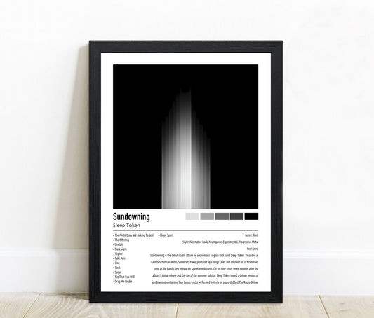 Sleep Token | Sundowning | Custom Album Cover Poster Print