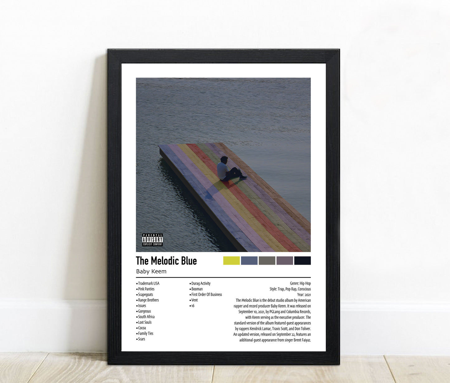 Baby Keem | The Melodic Blue | Custom Album Cover Poster Print
