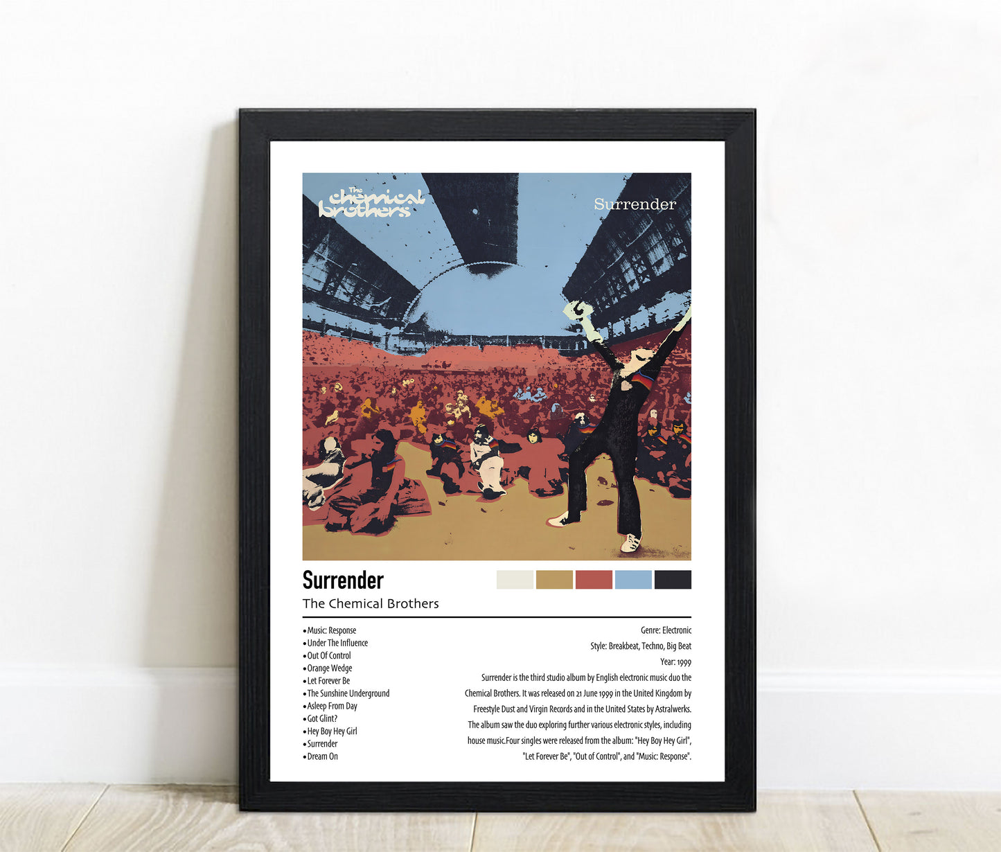 The Chemical Brothers | Surrender | Custom Album Cover Poster Print
