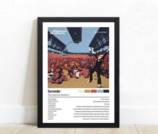 The Chemical Brothers | Surrender | Custom Album Cover Poster Print