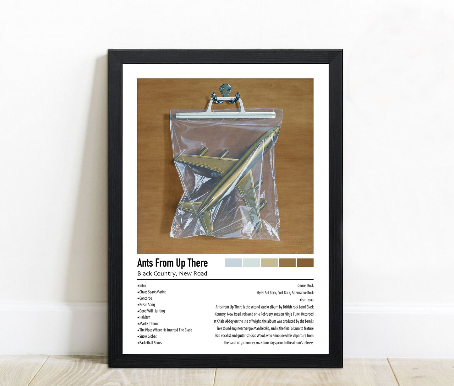 Black Country, New Road | Ants From Up There | Custom Album Cover Poster Print