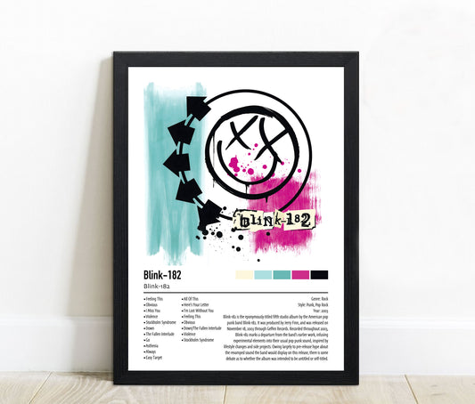 Blink-182 | Blink-182 | Custom Album Cover Poster Print