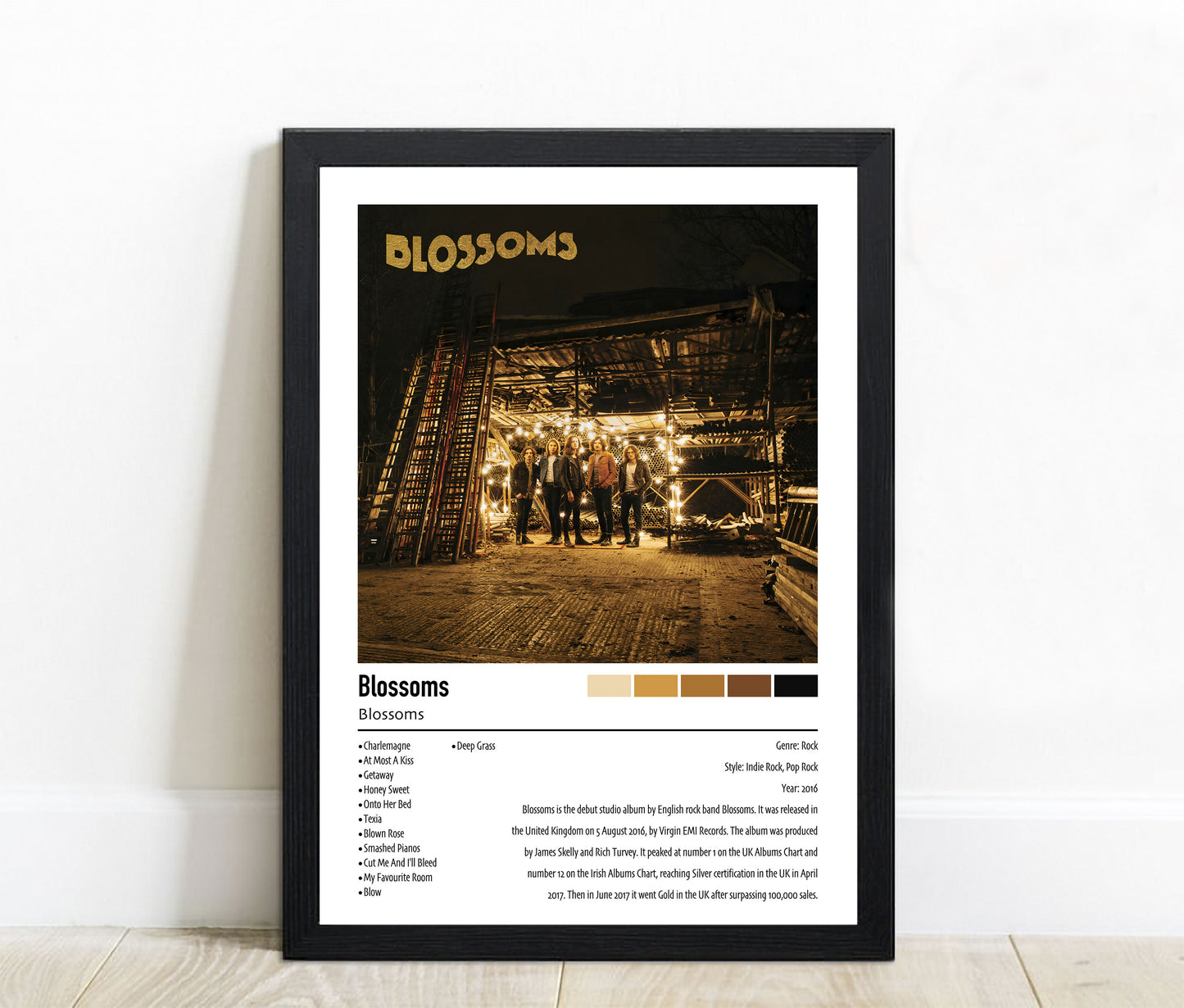 Blossoms | Blossoms | Custom Album Cover Poster Print