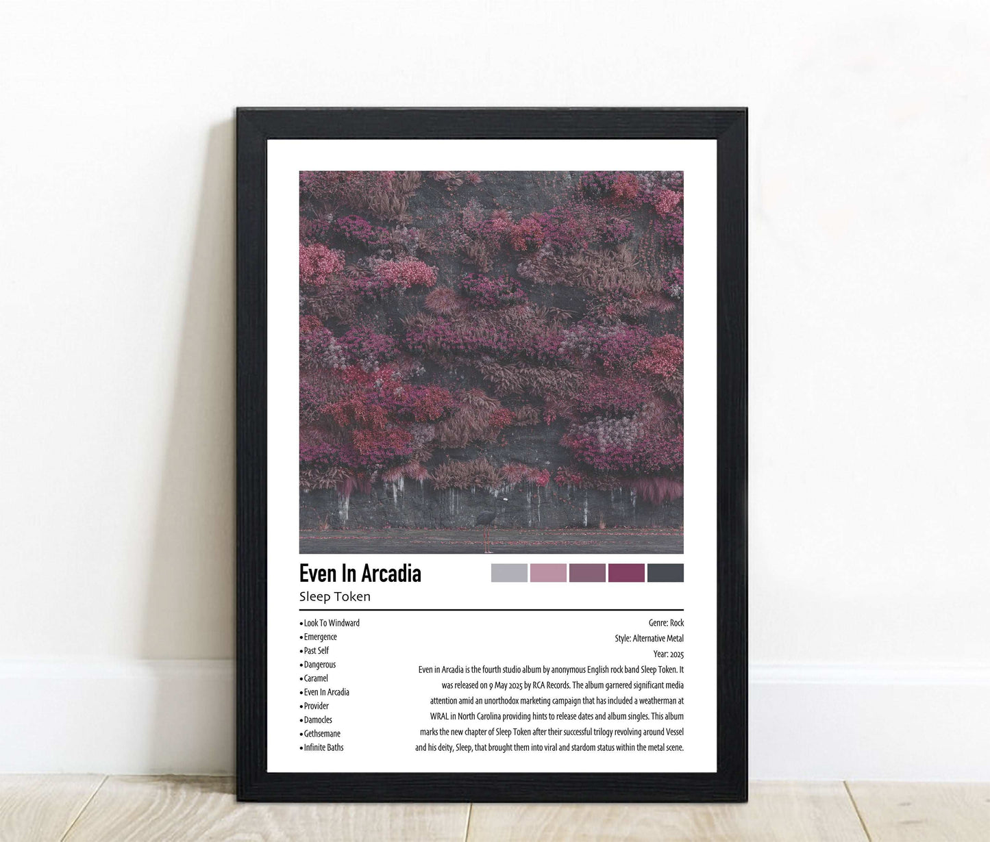 Sleep Token | Even In Arcadia | Custom Album Cover Poster Print