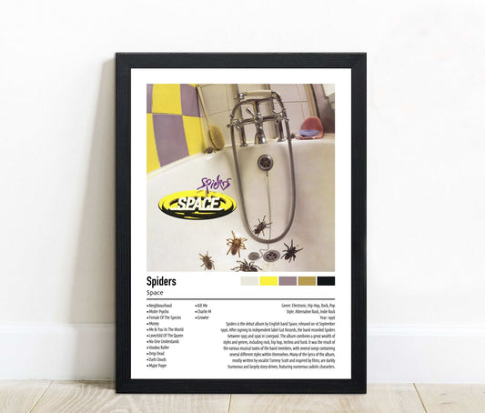 Space | Spiders | Custom Album Cover Poster Print