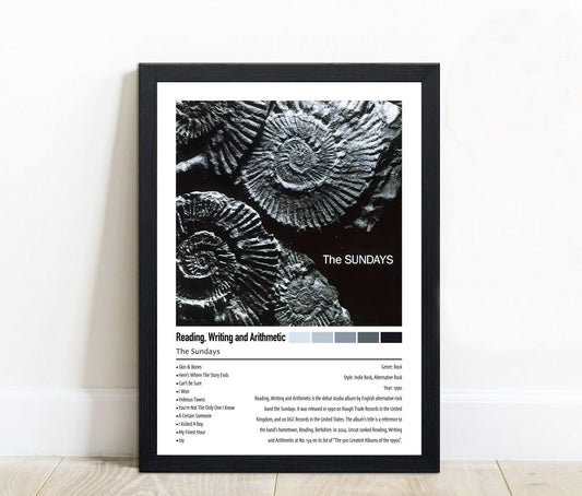 The Sundays | Reading, Writing and Arithmetic | Custom Album Cover Poster Print