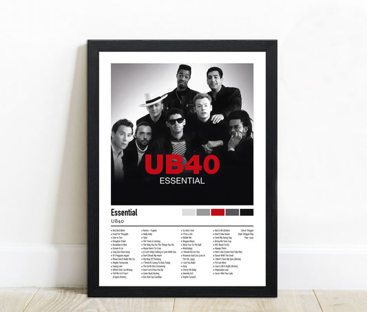 UB40 | Essential | Custom Album Cover Poster Print
