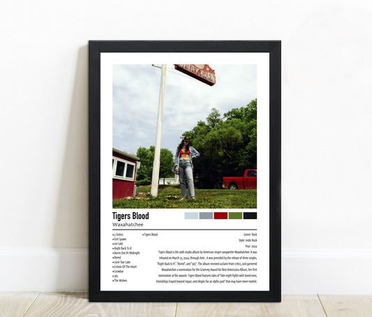 Waxahatchee | Tigers Blood | Custom Album Cover Poster Print