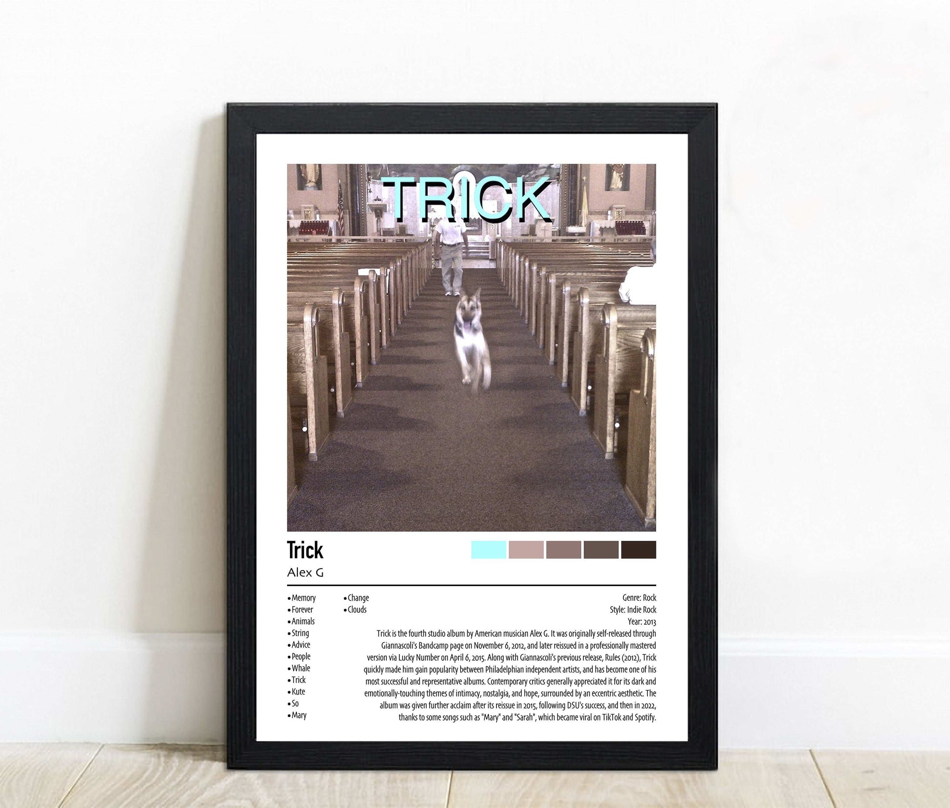 Alex G | Trick | Custom Album Cover Poster Print