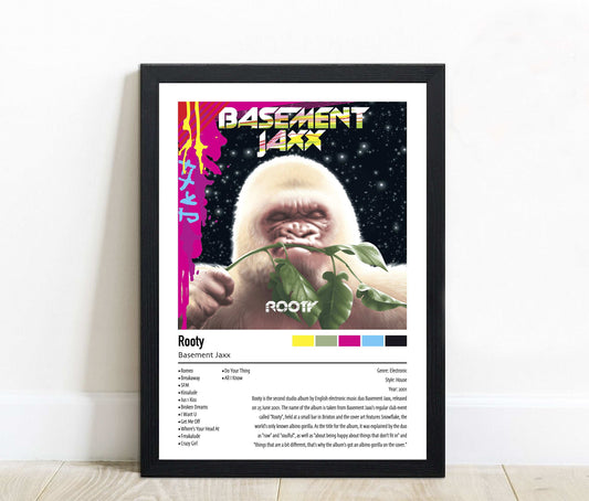 Basement Jaxx | Rooty | Custom Album Cover Poster Print