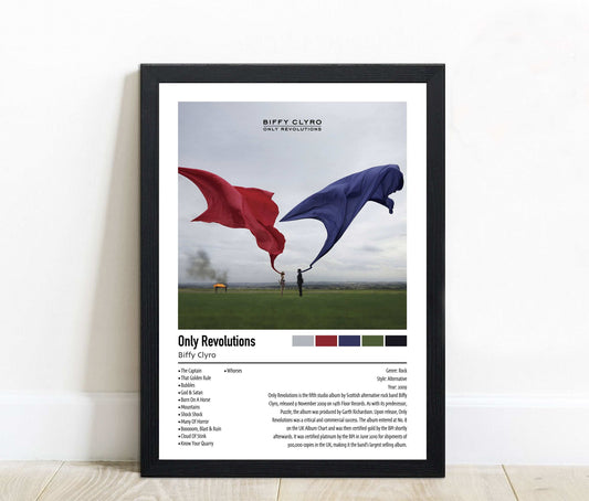 Biffy Clyro | Only Revolutions | Custom Album Cover Poster Print