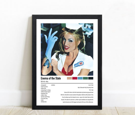 Blink-182 | Enema of the State | Custom Album Cover Poster Print