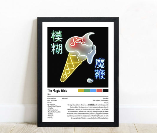 Blur | The Magic Whip | Custom Album Cover Poster Print