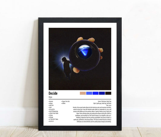 Djo | Decide | Custom Album Cover Poster Print