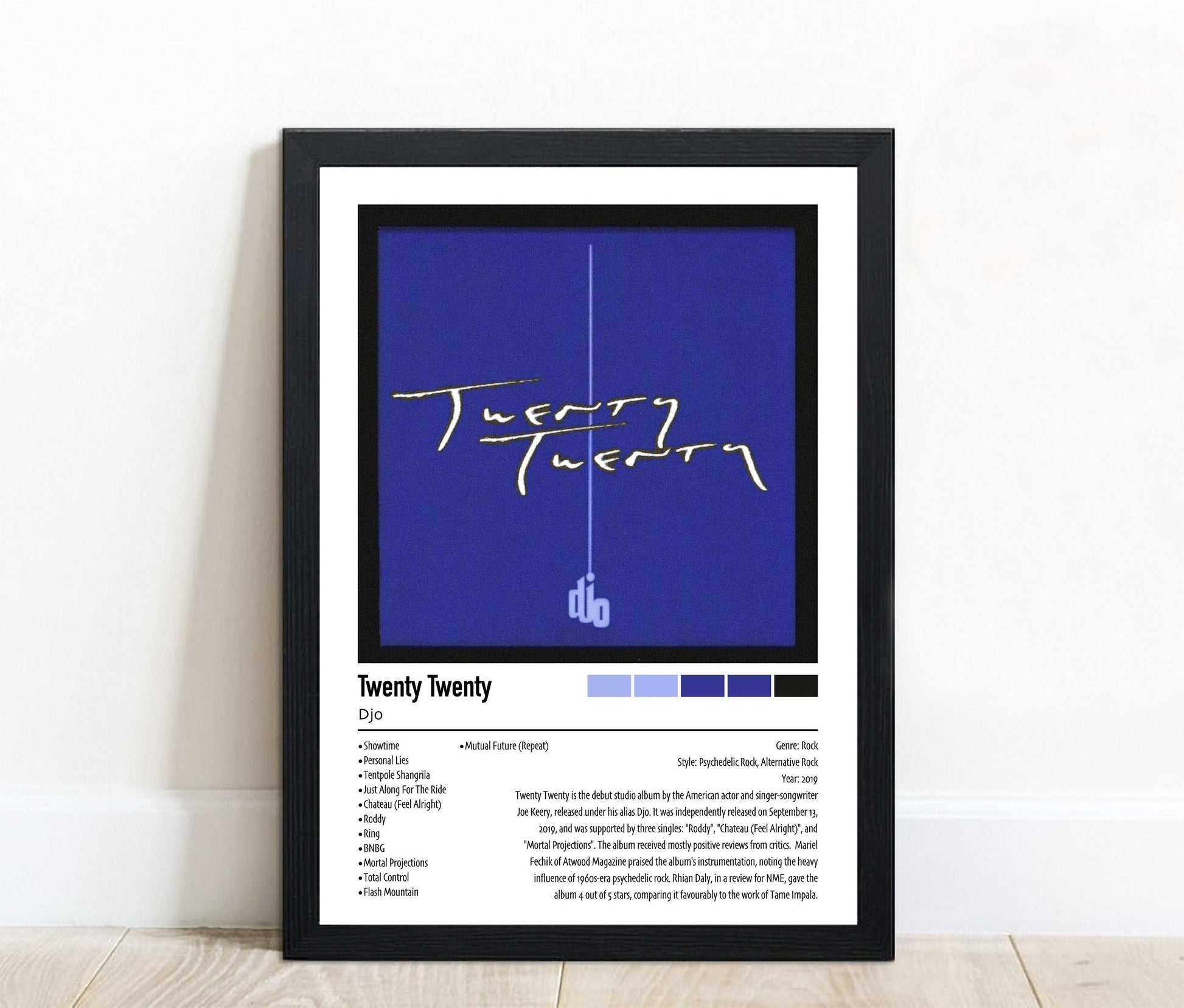 Djo | Twenty Twenty | Custom Album Cover Poster Print