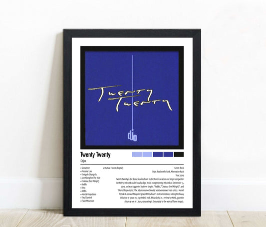 Djo | Twenty Twenty | Custom Album Cover Poster Print