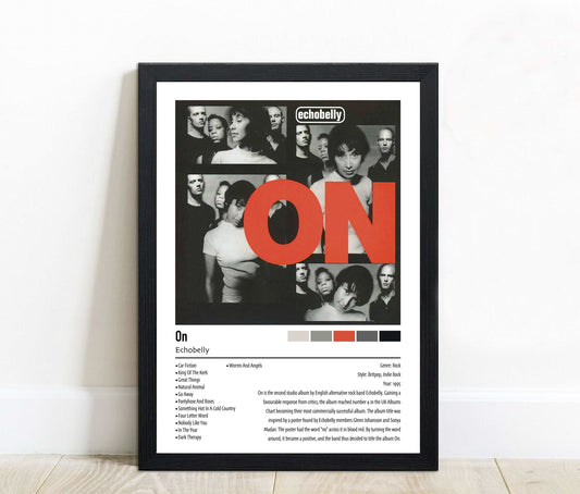 Echobelly | On | Custom Album Cover Poster Print