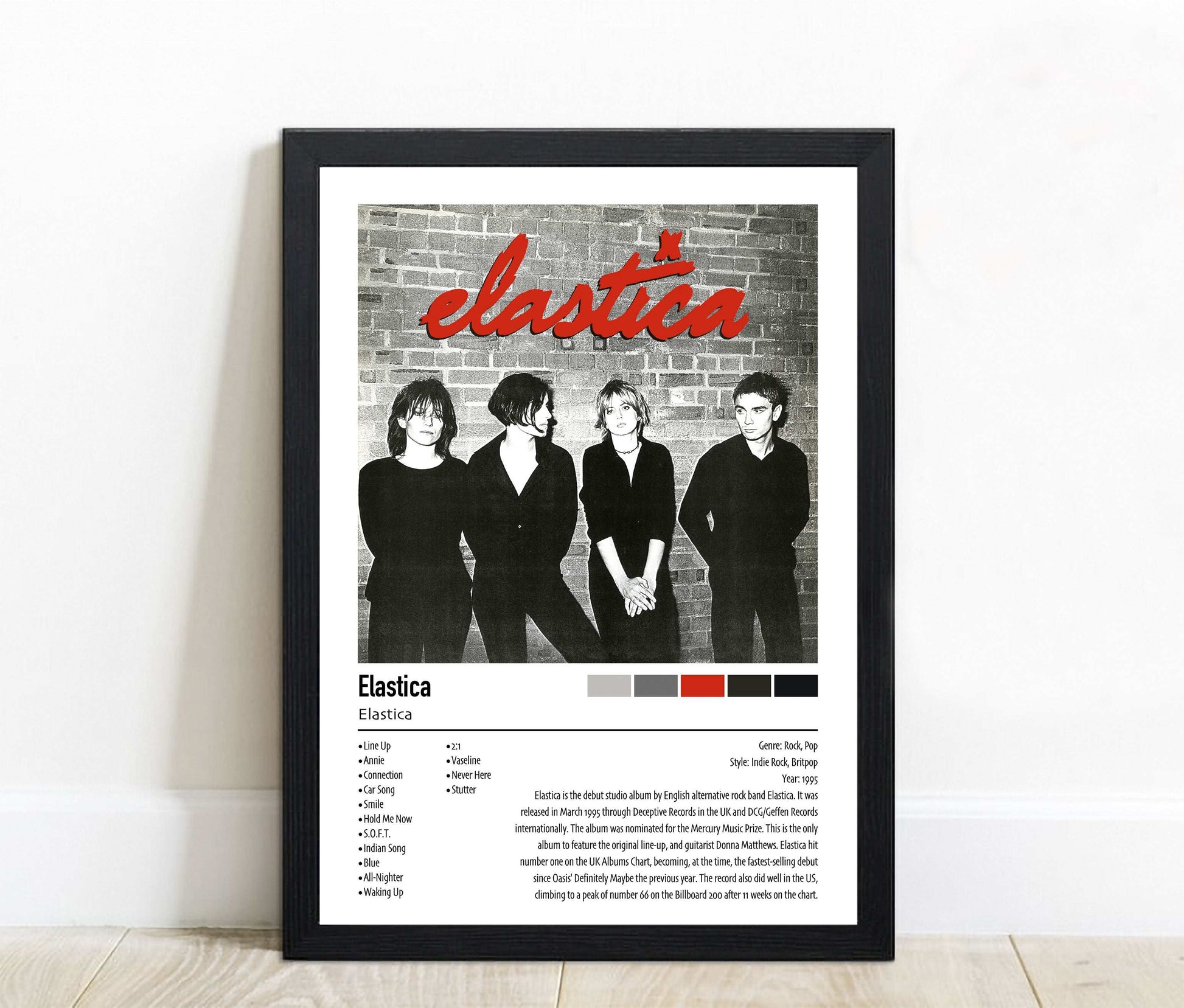 Elastica | Elastica | Custom Album Cover Poster Print
