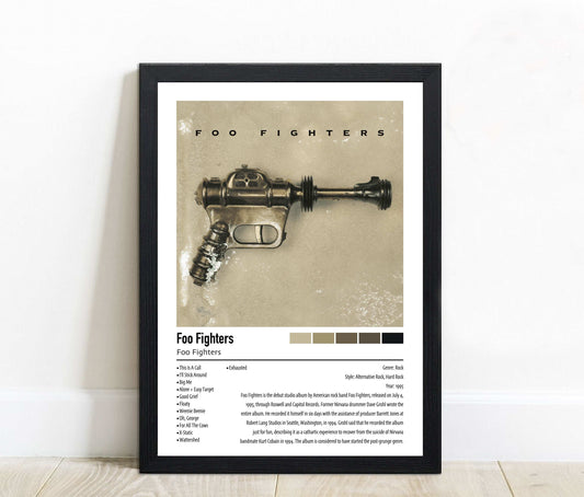 Foo Fighters | Foo Fighters | Custom Album Cover Poster Print