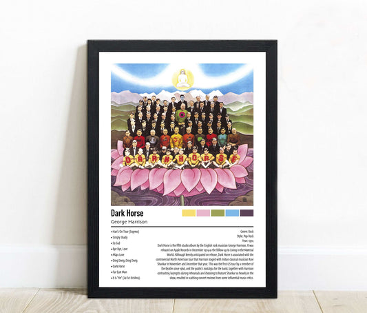 George Harrison | Dark Horse | Custom Album Cover Poster Print