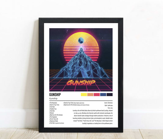 Gunship | Gunship | Custom Album Cover Poster Print