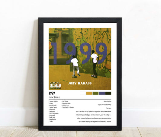 Joey Bada$$ | 1999 | Custom Album Cover Poster Print