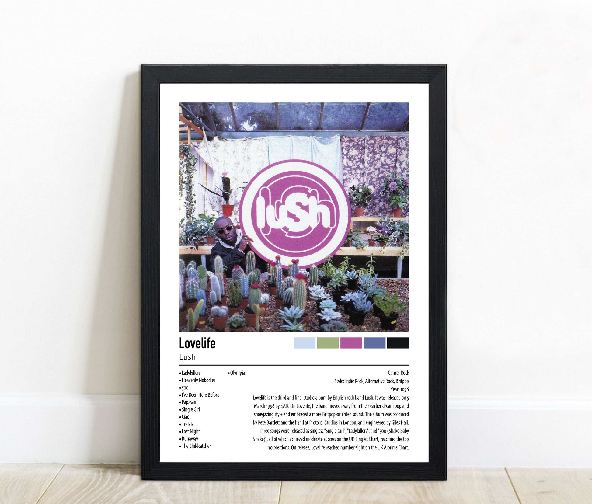 Lush | Lovelife | Custom Album Cover Poster Print