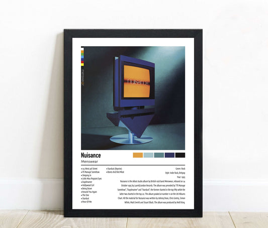 Menswear | Nuisance | Custom Album Cover Poster Print
