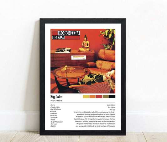 Morcheeba | Big Calm | Custom Album Cover Poster Print