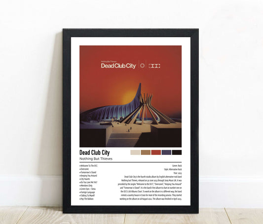 Nothing But Thieves | Dead Club City | Custom Album Cover Poster Print
