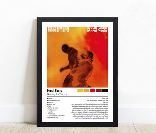 Nothing But Thieves | Moral Panic | Custom Album Cover Poster Print