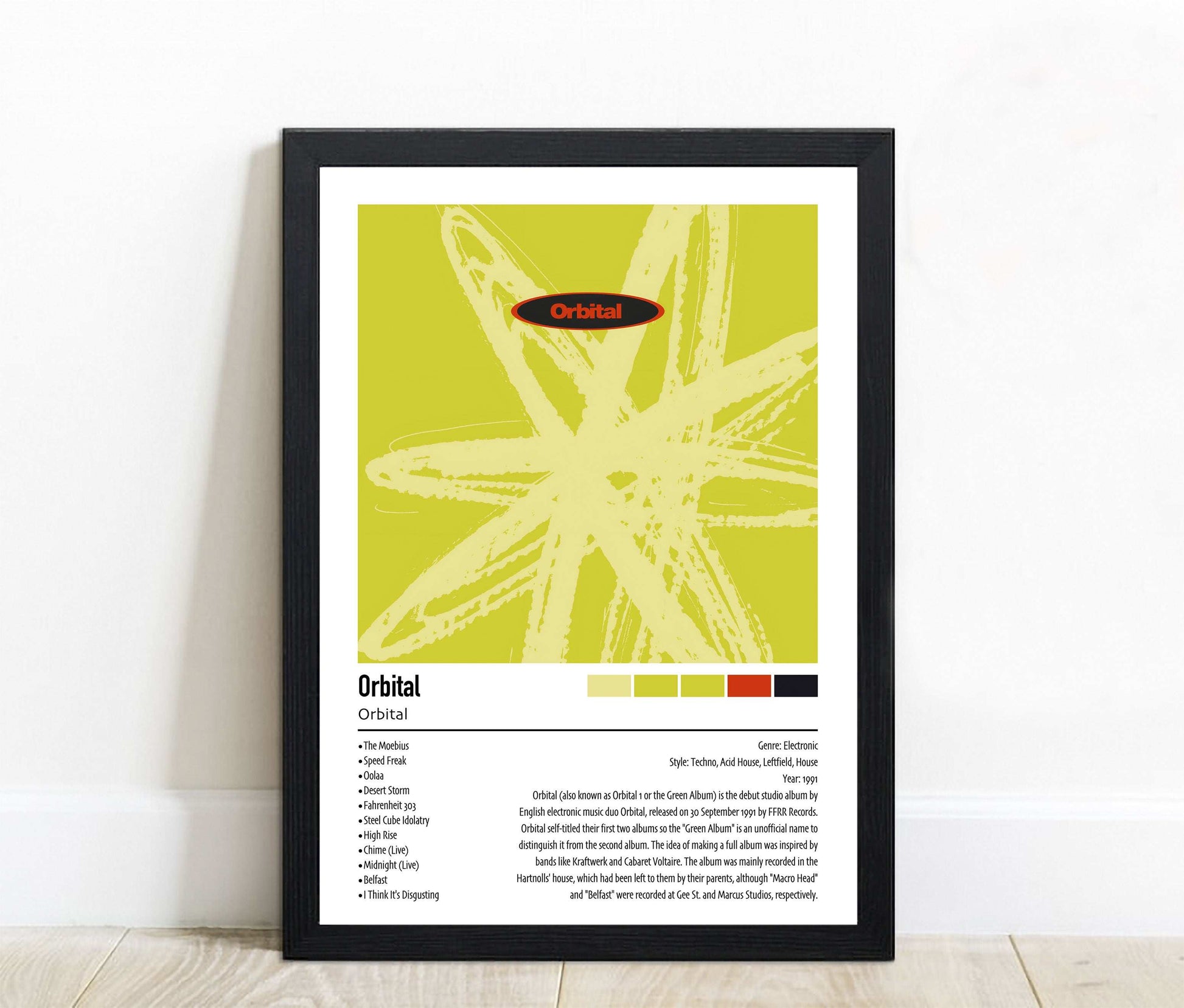 Orbital | Orbital | Custom Album Cover Poster Print