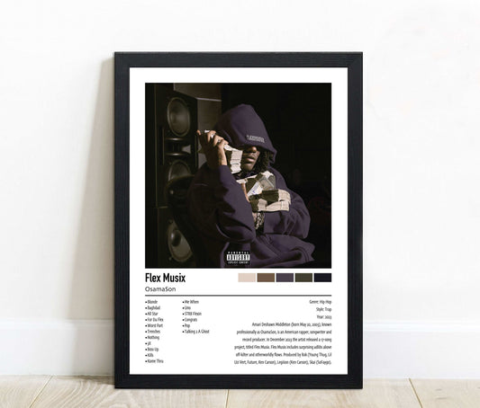 OsamaSon | Flex Musix | Custom Album Cover Poster Print