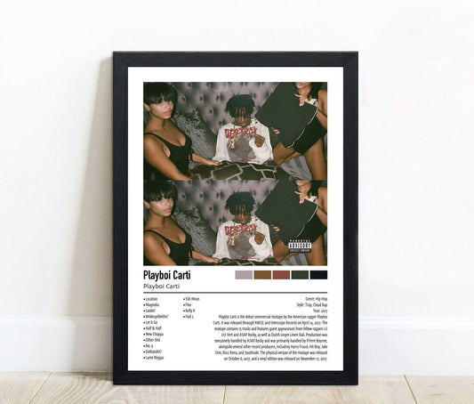 Playboi Carti | Playboi Carti | Custom Album Cover Poster Print