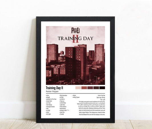 Potter Payper | Training Day 2 | Custom Album Cover Poster Print