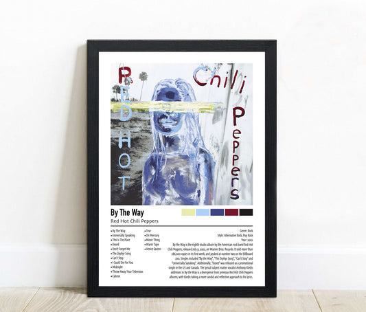 Red Hot Chill Peppers | By The Way | Custom Album Cover Poster Print